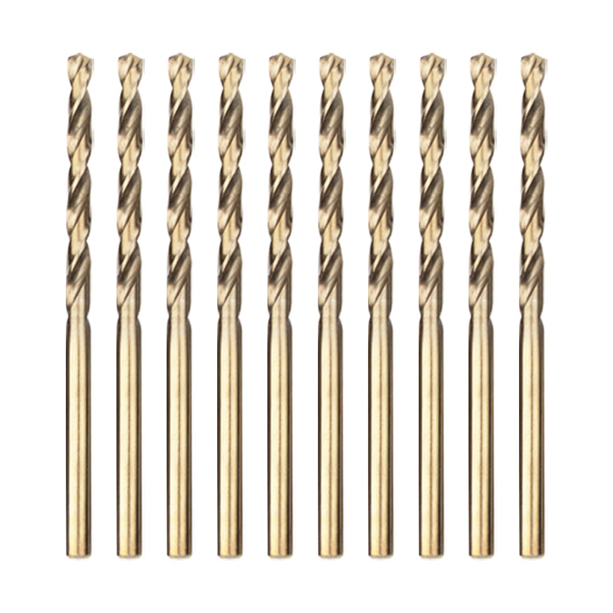 Meccion HSS Cobalt Jobber Drill Bit 10pcs 2.5mm Twist Drill Bit for Drilling Stainless Steel and Metal — image 1