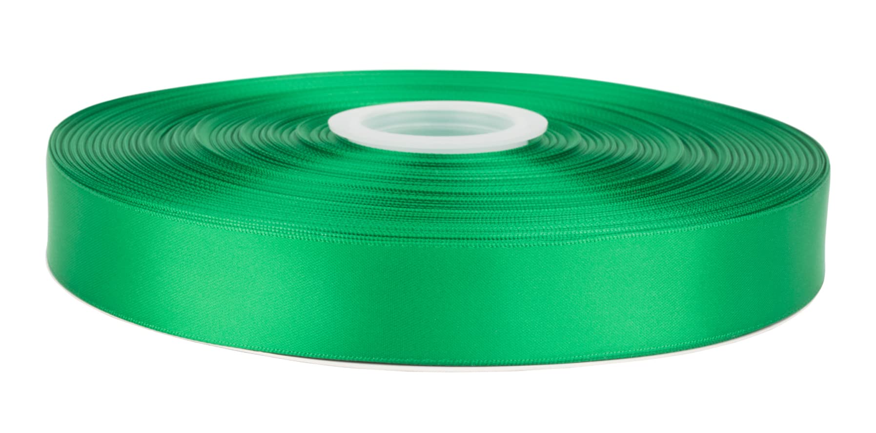 Fondersy 91 Meters Emerald Double Faced Satin Ribbon - 25mm Width for Wedding, Gift Wrapping, Floral Arrangement and Crafts