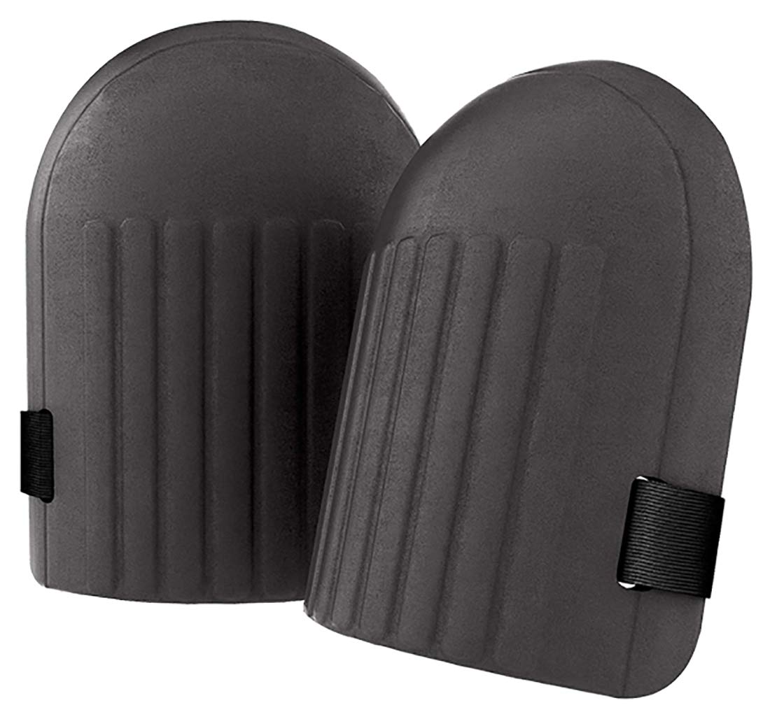 Kitchen-dream Knee Pads for Working Gardening Knee Caps with Waterproof EVA Foam Cushion Soft Inner Liner Easy Adjustable Straps for Knees Protectors for Sport Outdoor Work Builder 1Pair Black