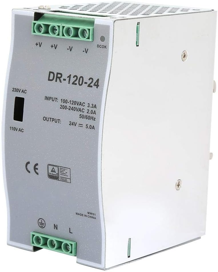 Switching Power, Din Rail Switching Power, AC/DC Power Source Pulse Width Modulation 100~240V 24V 5A 120W