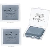 Faber-Castell Lot de 3 Gommes mod&eacute;lable mie de Pain Art Eraser Grise