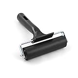 QWORK 4 Inch Rubber Roller, Tape Roller for