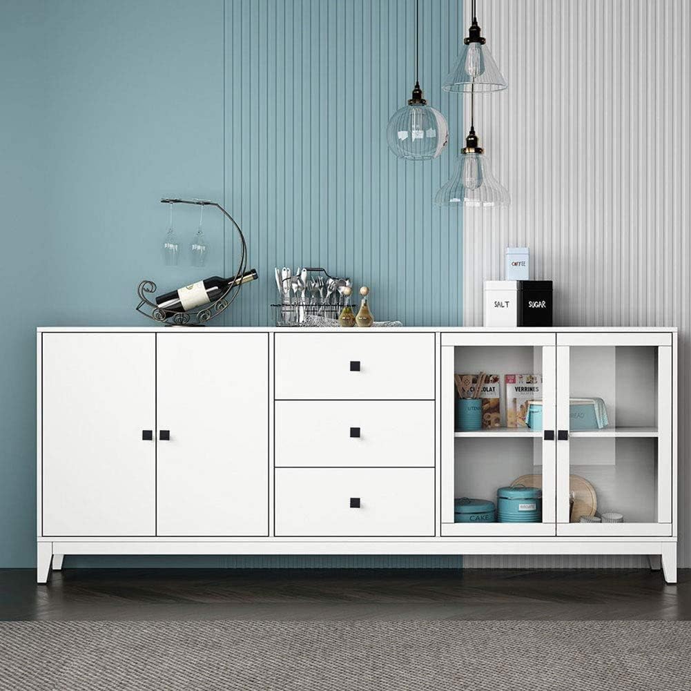 LONTAN 10 Pack Black Square Cabinet Knobs Zinc Alloy Black Cupboard Knobs for Kitchen Drawer and Wardrobe Bathroom Shower - Image 4