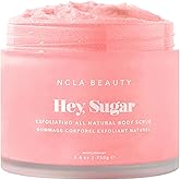 NCLA Beauty Hey Sugar All Natural Body Scrub - Moisturizing, Exfoliating Sugar Scrub - Shea, Cocoa, and Mango Butters - Dragon Fruit Acai - 8.8 oz