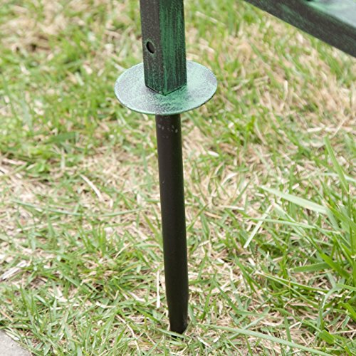 Steel-Outdoor-Garden-Arbor-7-ft-in-Powder-Coated-Black-Verdigris-Finish-with-Intricate-Scrollwork-Design-Ideal-for-Climbing-Vines-and-Plants