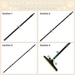 B-Land Carpet Rake for Pet Hair Removal, Reusable