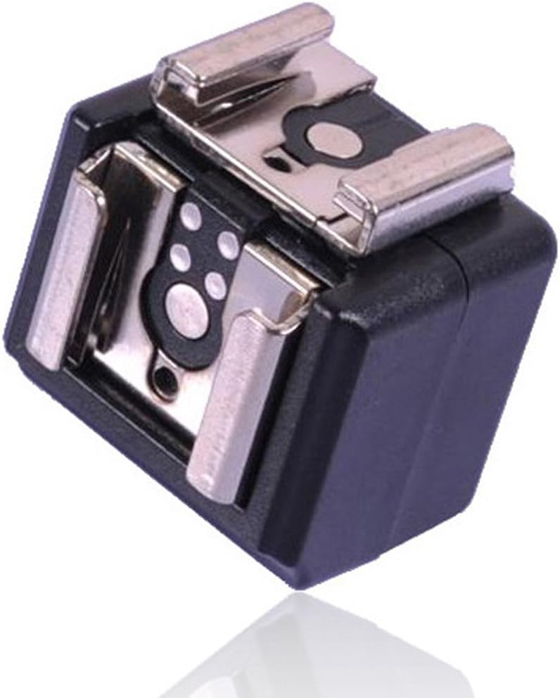 Dual Hot Shoe Mount Adapter Flash Trigger with 3.5mm PC Amazon.co.uk