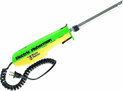 Mister Twister 120V Electric Knife (Green/Yellow)