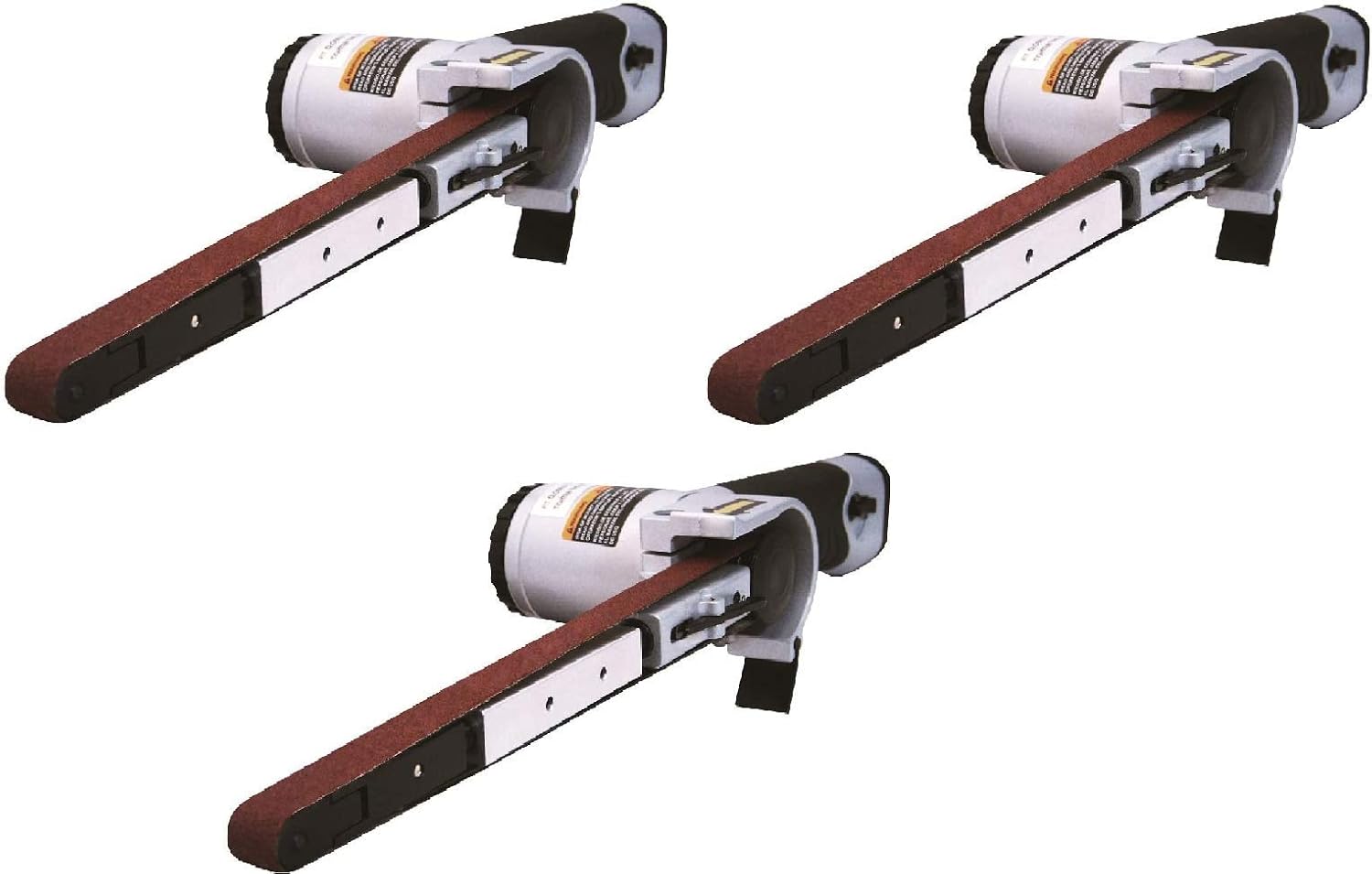 Astro Tools 3037 Air Belt Sander (1/2" x 18") with 3pc Belts (#36, #40 & #60) - - 