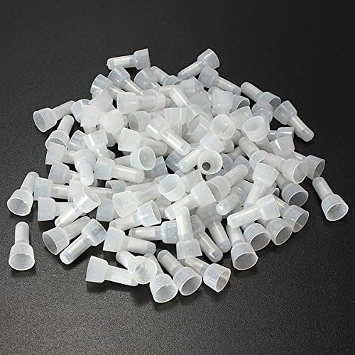 100pcs 16-14 GA AWG Closed End Crimp Caps Splice Gauge Wire Connectors Terminals FT