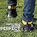 GoPPa Lawn aerator shoes – fully ASSEMBLED product, you only FIT ONCE on your gardening shoes. Ready for aerating your yard, lawn, roots & grass