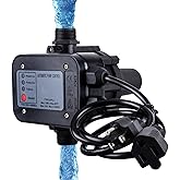 MARSTEK IP65 Automatic Water Pump Controller，Water Pump Pressure Switch Water Flow Sensor Switch Electronic Pump Pressure Regulator for Self-priming Pump，110V-120V~50/60Hz