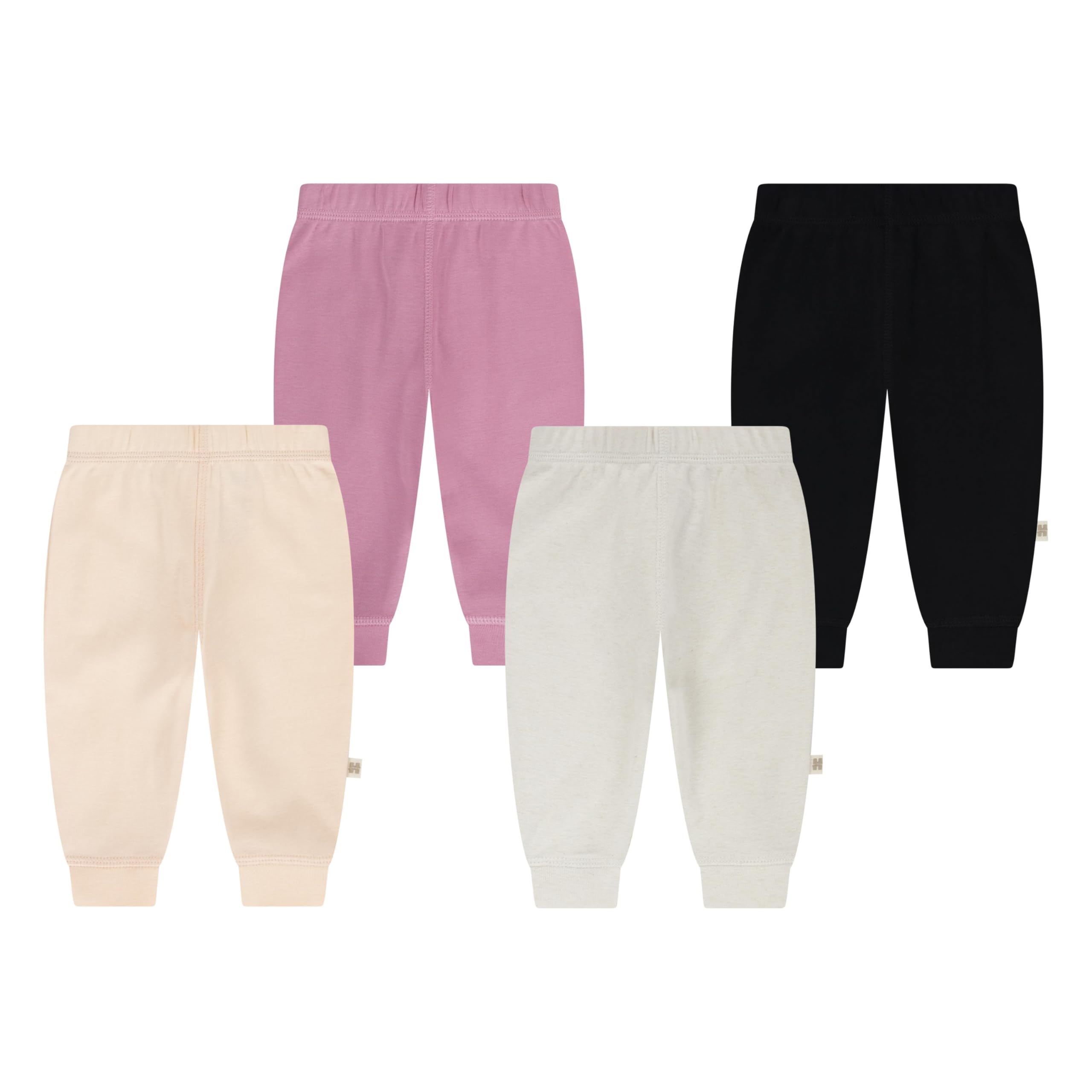 Photo 1 of Huggies Baby Pale Peach/Pink 4-Pack Pants, 0/3M