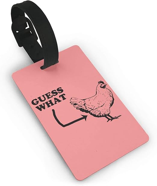 guess luggage tag