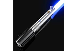 BSTSABER Upgrade App Control ANK Lightsaber, Smooth Swing 16 Sets Sound Effects 3 Light Effects and 16 Colors Change, Metal Dueling Light Saber for Adults Cosplay Gift (RGB-ANK)