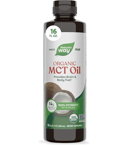 Amazon.com: Viva Naturals Organic MCT Oil, 16 fl oz – MCT Oil for