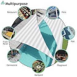 SunnyRoyal 16'x26'x31' Heavy Duty Sun Shade Sail