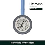 Littmann Classic III Monitoring Stethoscope Ceil Blue Tube 27 inch 5630 view 4