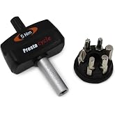 Prestacycle Mini Bike TorqKeys - Preset Torque Tool w/6 Bits &amp; Holder &ndash; Compatible with Standard 1/4" hex bit - Choose from Sizes: 3Nm, 4Nm, 5Nm.