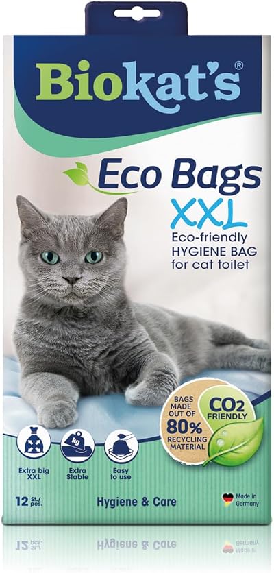 Biokat's Eco Bags XXL Cat Litter Tray Liner Bags 12 Packs Germany