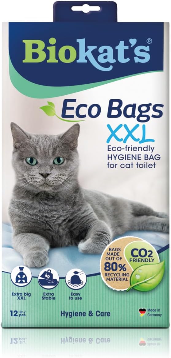 Biokat's Eco Bags XXL Cat Litter Tray Liner Bags 12 Packs Germany