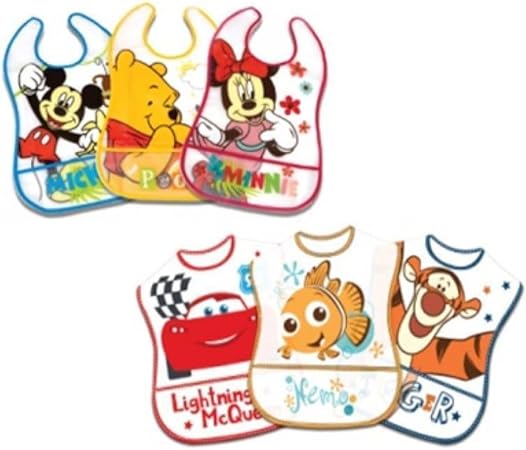 Disney Facile A Nettoyer Bavoirs Bebe Amazon Fr Bebes Puericulture