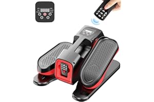 DQI Under Desk Elliptical Machine, Electric Ellipse Leg Exerciser as Seen on Tv for Seniors with 15 Adjustable,Quiet&Compact Electric Pedal Exerciser for Seniors, Leg Exerciser While Sitting with Remoter