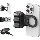 TELESIN Fun Shot Magnetic Phone Camera DSLR Style Shutter Grip for Magsafe iPhone & Android with Detachable Wireless Shutter 