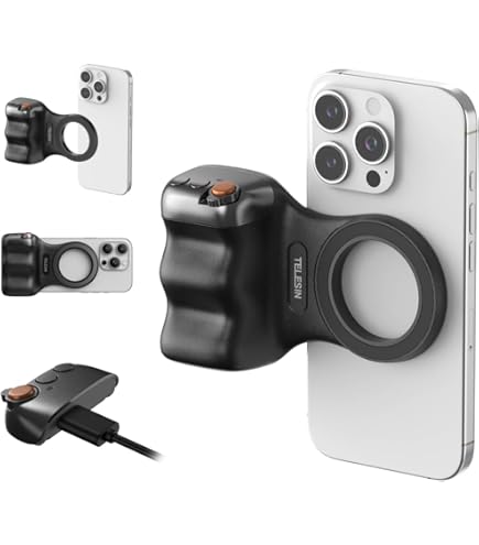 TELESIN Kit Master Grip para iPhone 17 Pro, kit de cabo magnético