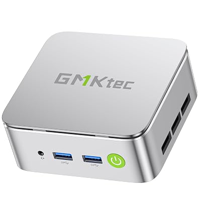 GMKtec Mini PC Computer, G10 Ryzen 5 3500U (Beats N150/4300U/3200U), 16GB RAM 512GB SSD 2.5GbE NIC LAN Desktop Office Home Business HTPC, Triple 4K Display, WiFi, BT, USB-C, DP, Type-C PD, HDMI 2.1