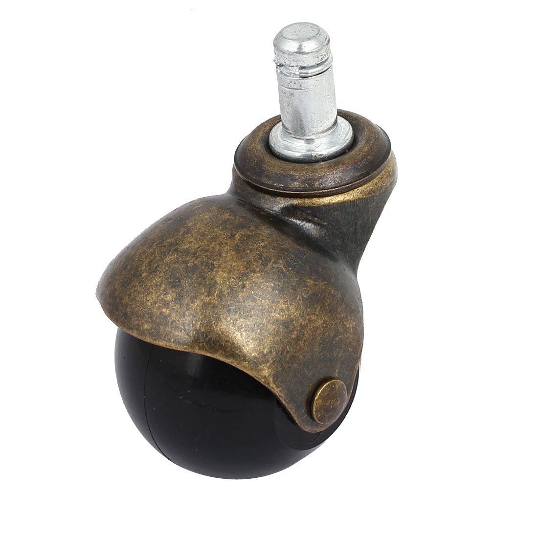 Sourcingmap 1.93 Inch Dia 11mm x 22mm Stem Swivel Hooded Ball Caster for Furniture Office Chair