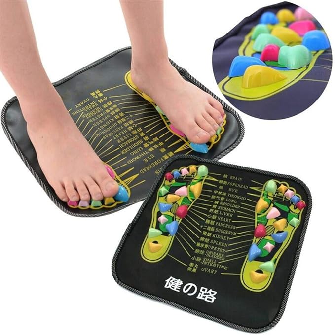 Diadia Reflexology Massage Mat Foot Stone Foot Leg Pain to Relieve Walk