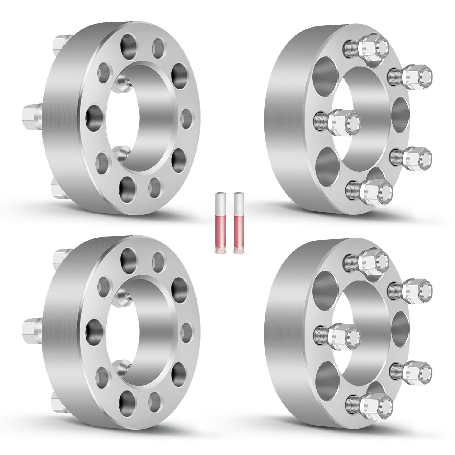 Photo 1 of ECCPP 4PCS 5 Lug Wheel Spacers 5x4.5 to 5x4.5 1.5 inch 5x114.3mm 12x1.5 82.5mm fit for 1996-2000 for Chrysler Sebring 2007-2011 for jeep Compass 2006-2012 for ford Fusion
