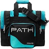 Pyramid Path Pro Deluxe Single Bowling Ball Tote - Holds One Ball, One Pair Shoes Up to Mens 15