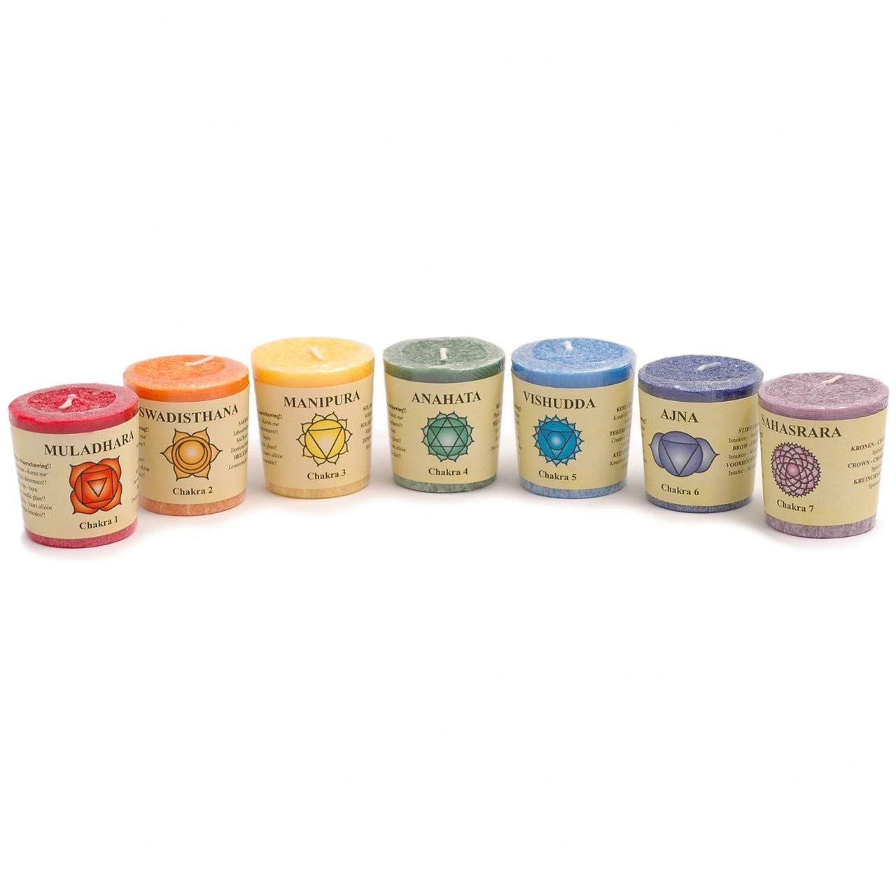 Full Chakra Candle Set