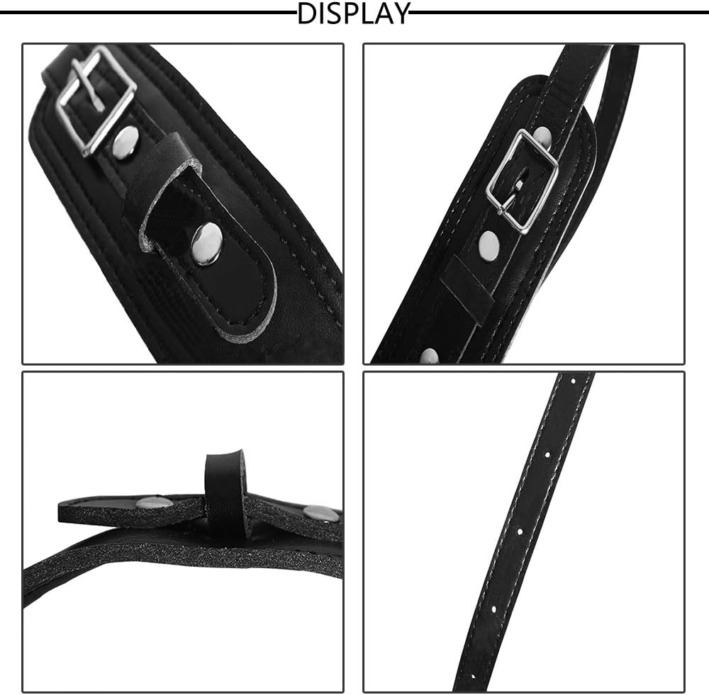 Tuba Strap, Adjustable Thickened Leather Single Shoulder Strap for Tuba Wind Instrument, As Shown in the Picture - Image 4
