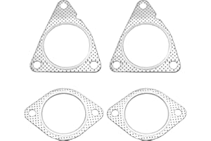 JSNOOKN Engines Exhaust Down Pipe Gaskets for Infiniti G35 G37 Q50 Q60 Q70 QX70 FX35 M35 M37 and Nissan 350Z 2007-2008 370Z 2009-2019 Catalytic Converter Gasket