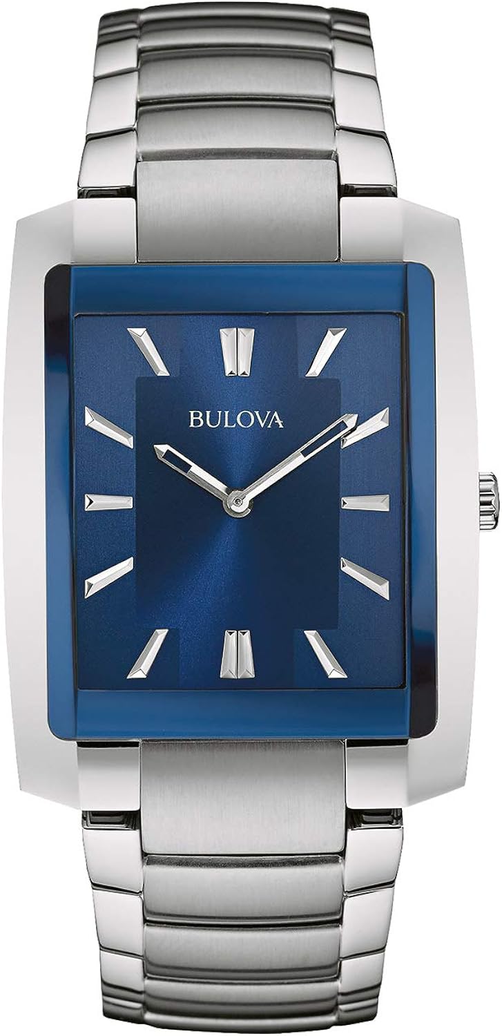 Bulova Men's 96A169 Analog Display Quartz Silver Watch Bulova Amazon