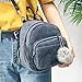 Creazrise Women Fashion School Bags Mini Thicken Corduroy Backpacks (Gray)