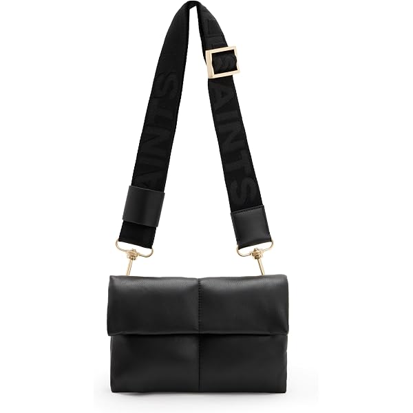 AllSaints Frankie Crossbody Bag For Women – 3-in-1 Convertible, Metallic Leather, Fits Large Phone - View #11