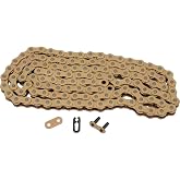 DID (520ERT3-120 Gold 120 Link High Performance ERT3 Series Non-O-Ring Racing Chain with Connecting Link