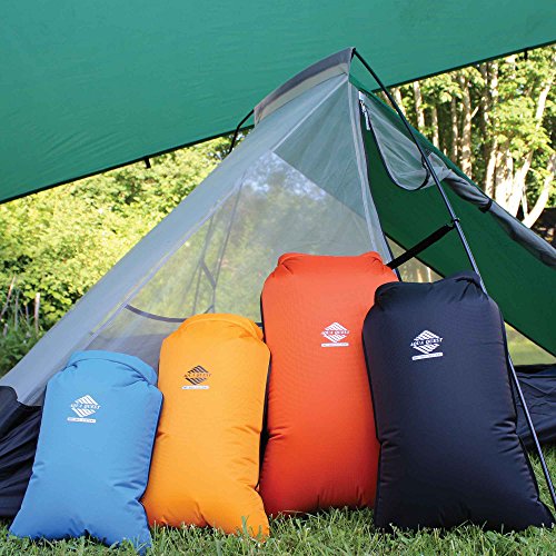 Aqua-Quest-Coastal-Sunset-100-Waterproof-4-piece-Dry-Bag-Set-5-10-20-30-L-Durable-Compact-Lightweight-Versatile-Blue-Yellow-Black-Orange