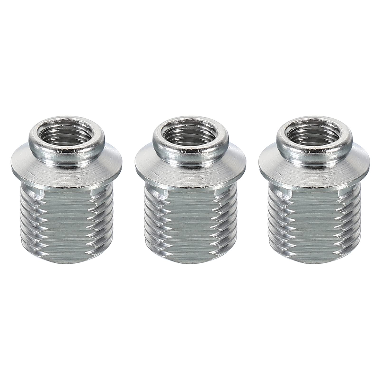 PATIKIL Thread Reducing Nut, 3 Pack M10 Male to M6 Fine Thread Female Gooseneck Hose Adapter Bracket Conversion Nut for Microphone Gooseneck Hose