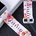 allbingo Fitbit Ionic Accessory Bands, Manly Case Women Cute Strap Rugged Pro G-Shock Like Protective Wristband for Fitbit Ionic Smartwatch (Chrysanthemums, Small 5.5