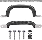 Dolibest 2 Pack Climbing Handles 18cm Non slip Metal Grips with Screws view 2