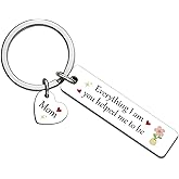 MOEXUKO Valentines Day Gifts for Mom Best Mom Ever Keychain Birthday Gifts for Moms from Daughter Son Moms Gift for Women Birthday Thanksgiving Christmas Gift Ideas