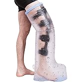 Waterproof Cast Covers for Shower Leg - Extra-Large Cast Protector for Adult with Non-Slip Bottom,Reusable Sleeve, Wound Cover For Bandage, Knee Brace, Foot Boot Shower & Swimming After Surgery