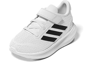 adidas Baby Run Falcon 5 Elastic Lace & Strap Shoe