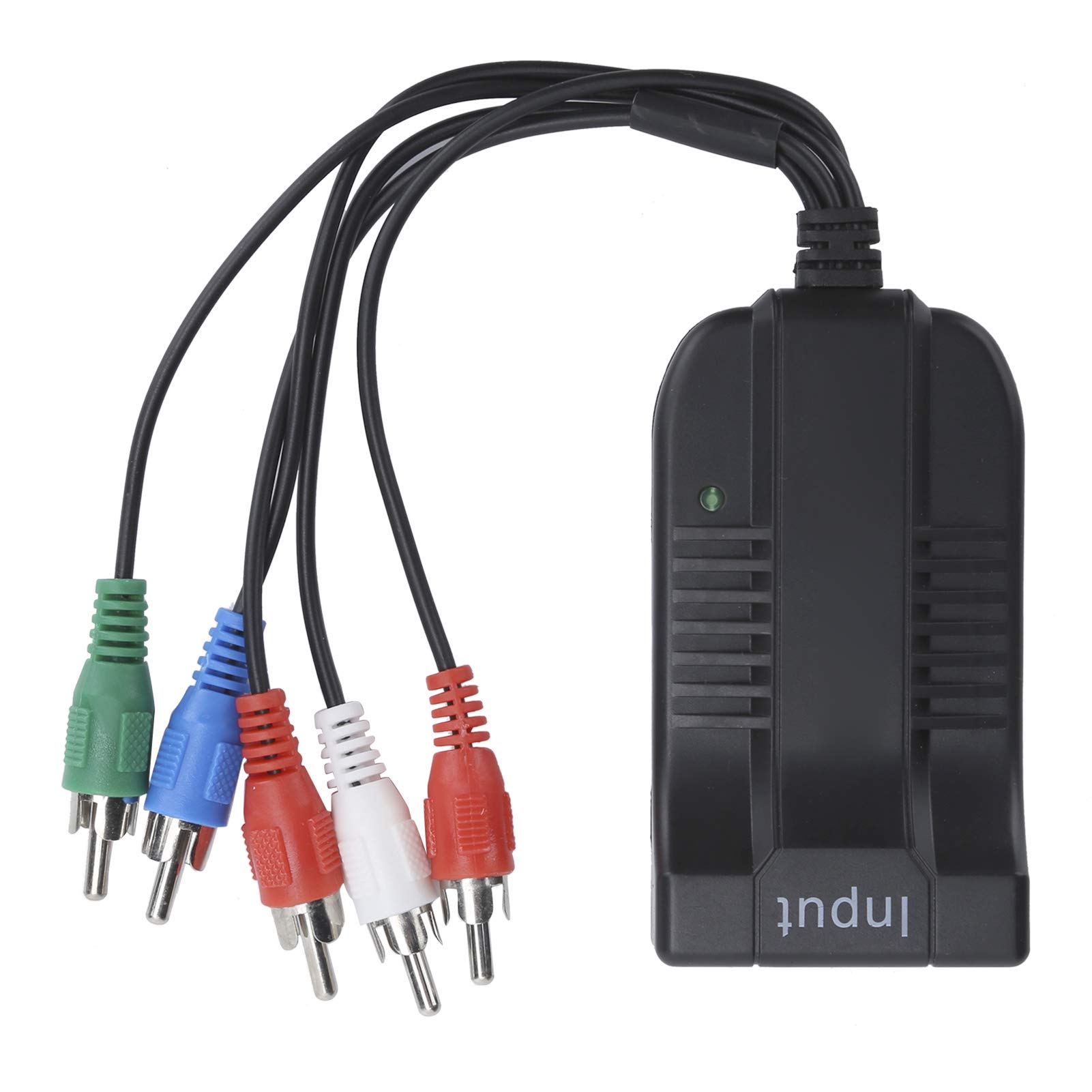 YPBPR to HDMI Converter, Support 1080P RGB Component 2R/L to HDMI 1.3 Converter Adapter for TV BOX, VHS, VCR, DVD Recorders, HDTV, etc