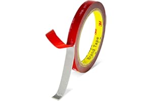 CCHUIXI 3M VHB Tape Double Sided, Strong Mounting 1/2 in x 10 ft, Made of 3M VHB Tape. Waterproof Mounting Tape, for Wall Photo Frame, Car Decoration, LED Strip Light.…